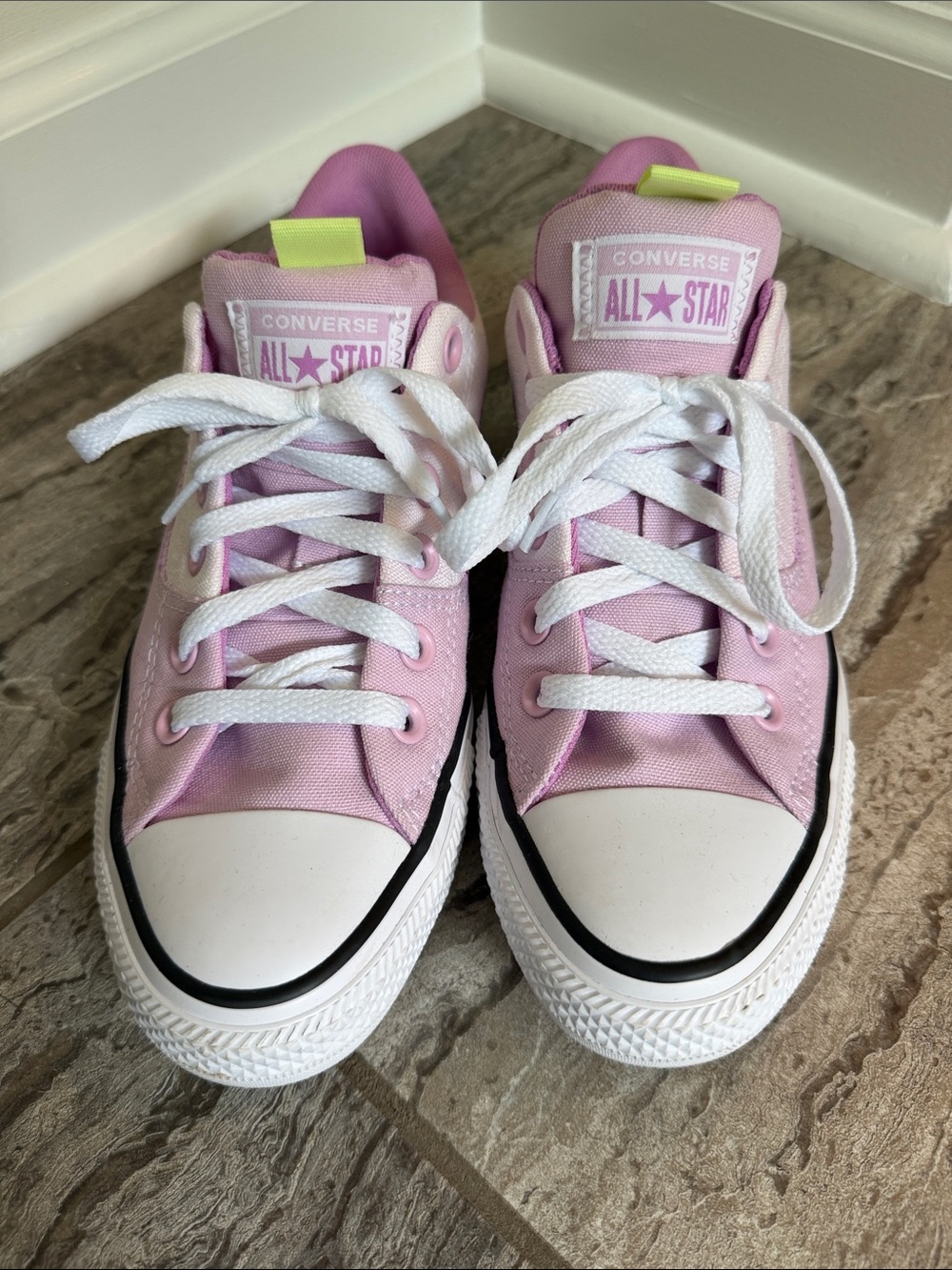 Converse Womens Pink All Star Low Top Sneakers
